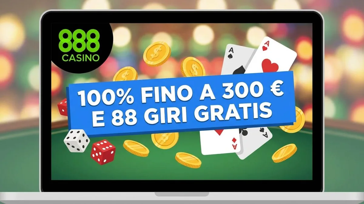 888 Casino bonus di benvenuto